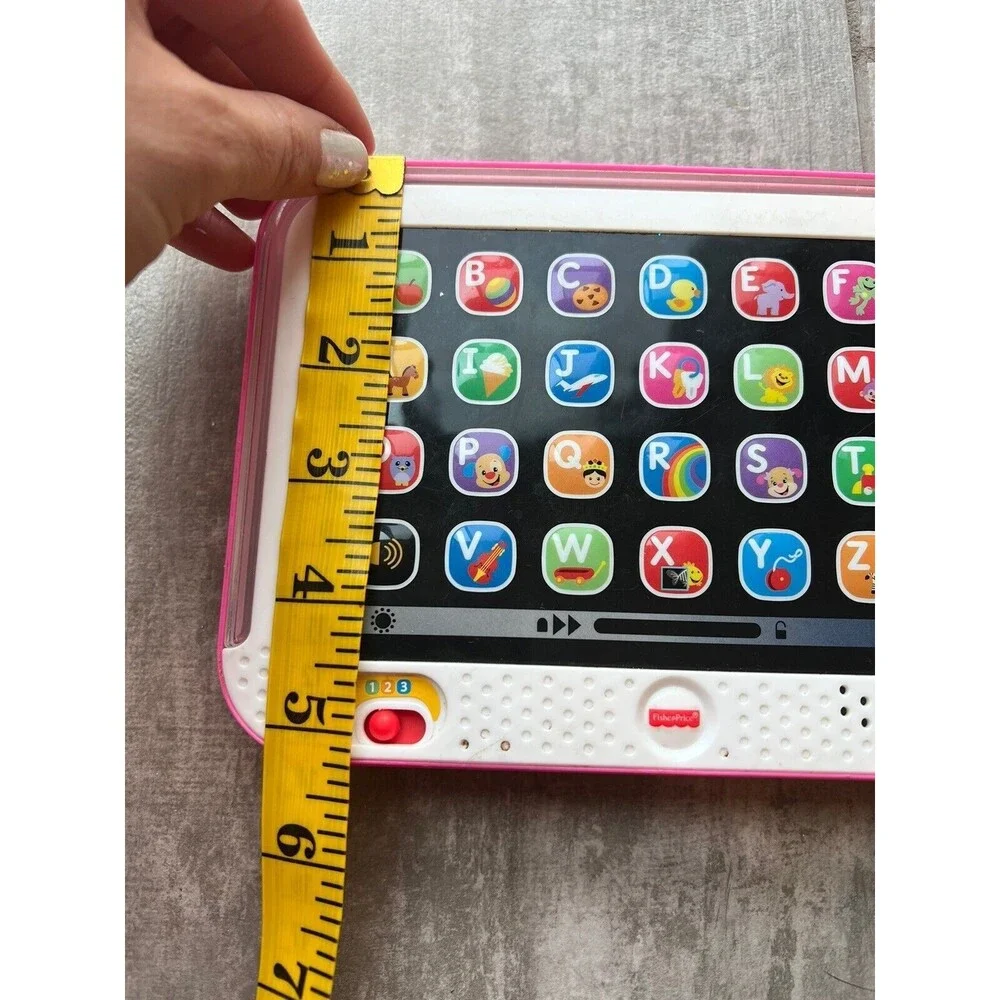 Fisher-Price Laugh & Learn Smart Stages Tablet Computer 12-36 Months EUC Pink